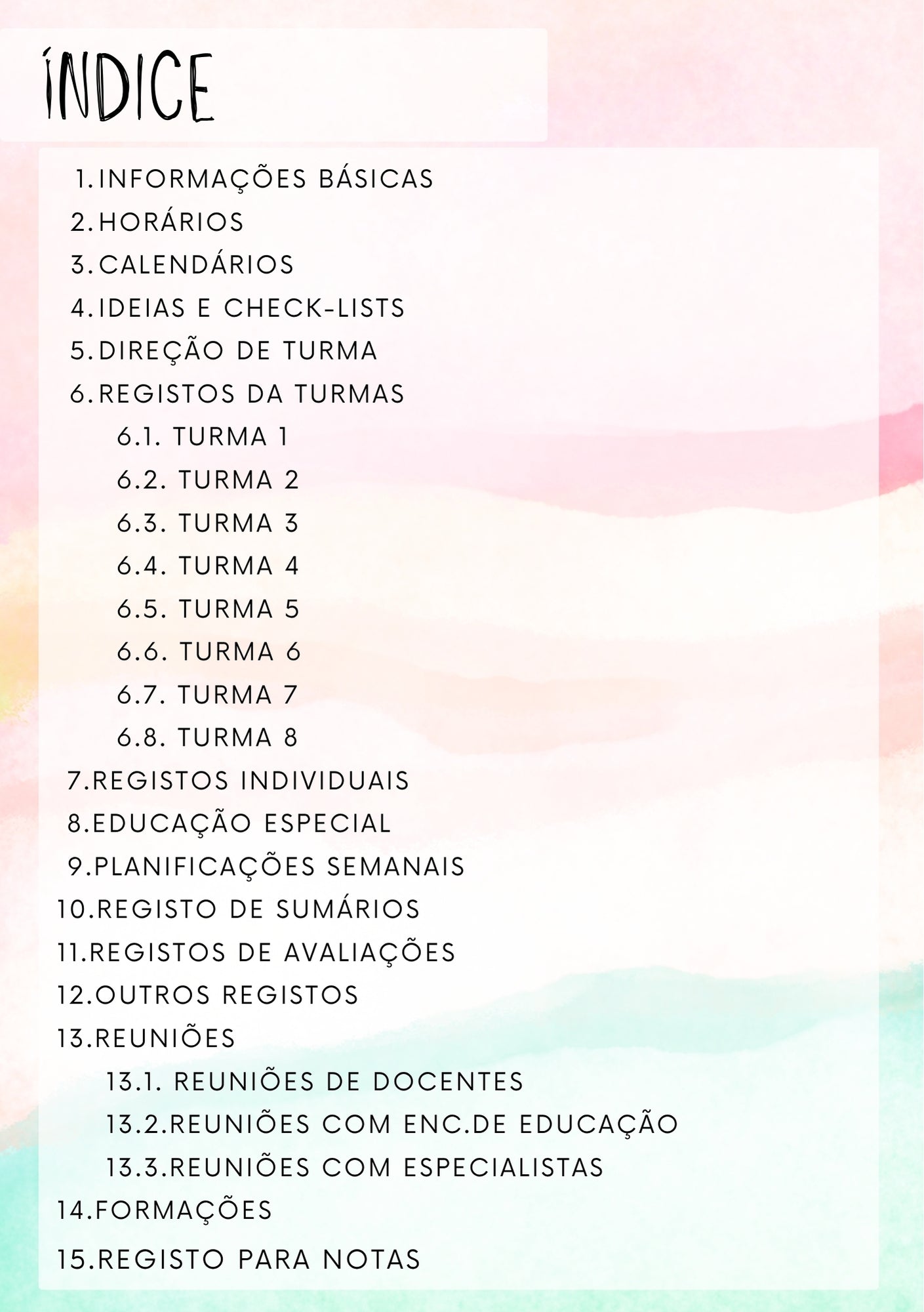 Caderno Professora - Versão p/ Tablet & Pc