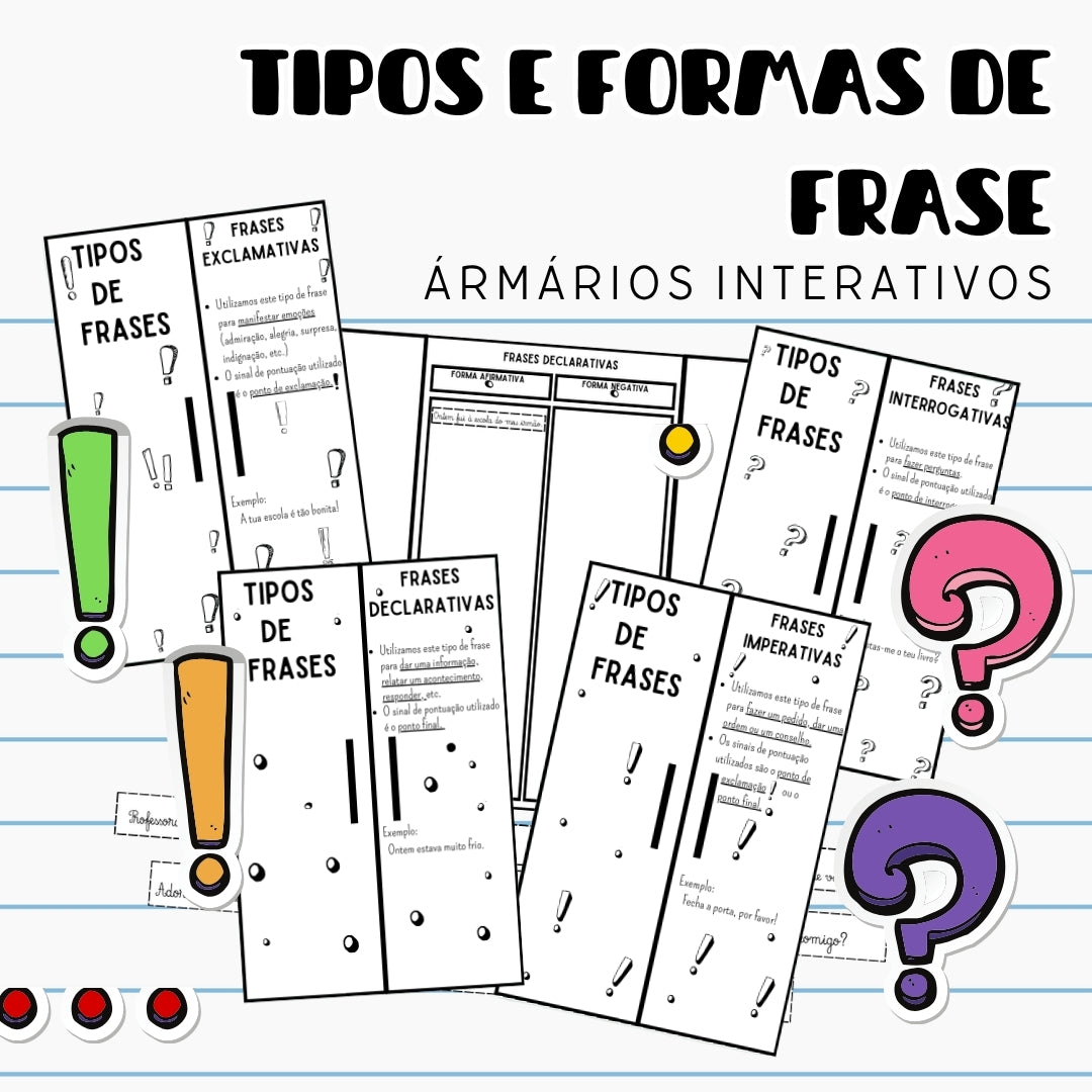 Tipos e formas de frase