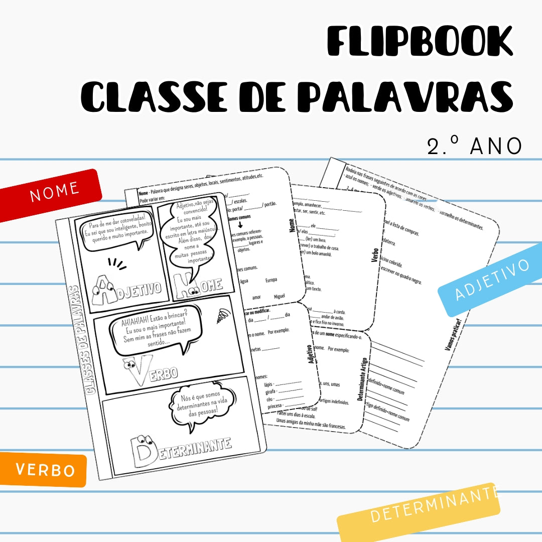 Flipbook Classes de Palavras - 2º Ano