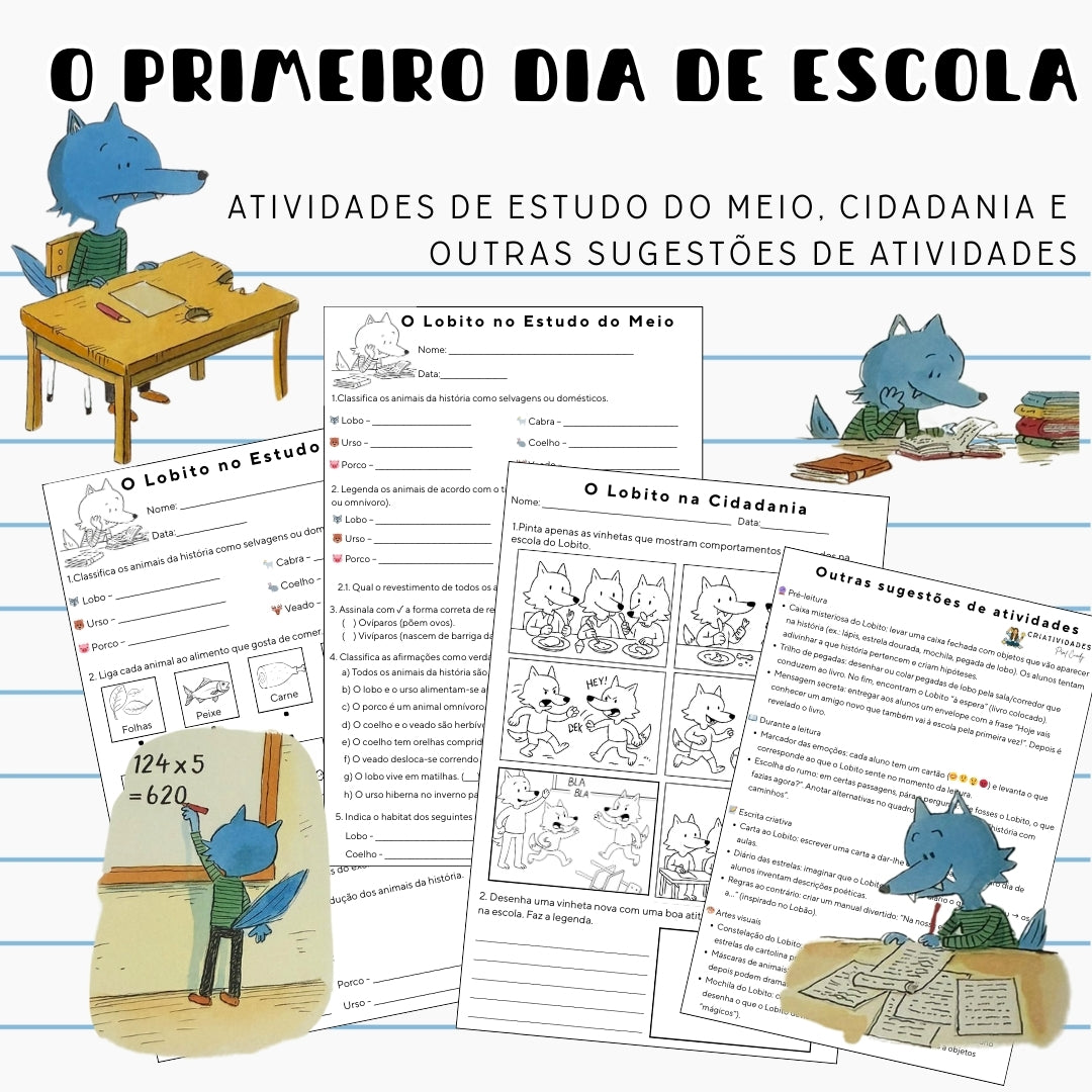O Primeiro Dia de Escola - Guião de Leitura 1.º Ciclo (todos os anos)