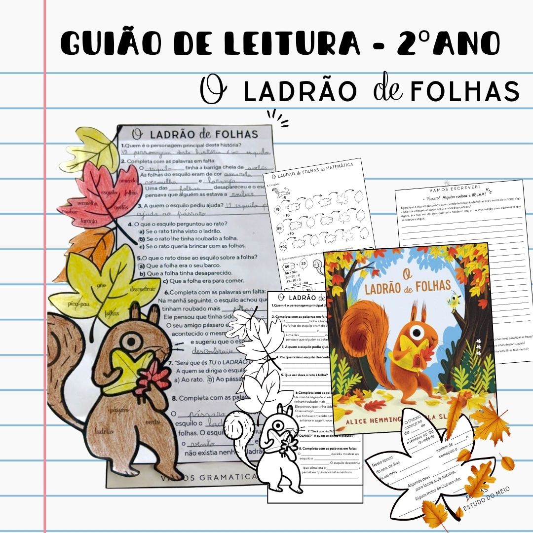 O Ladrão de Folhas - Guião de leitura 2ºano