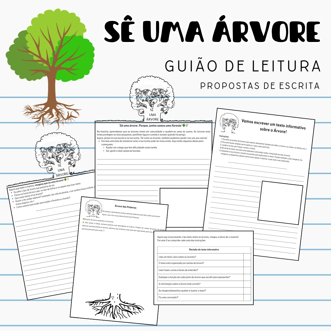 Sê uma árvore - Guião de leitura