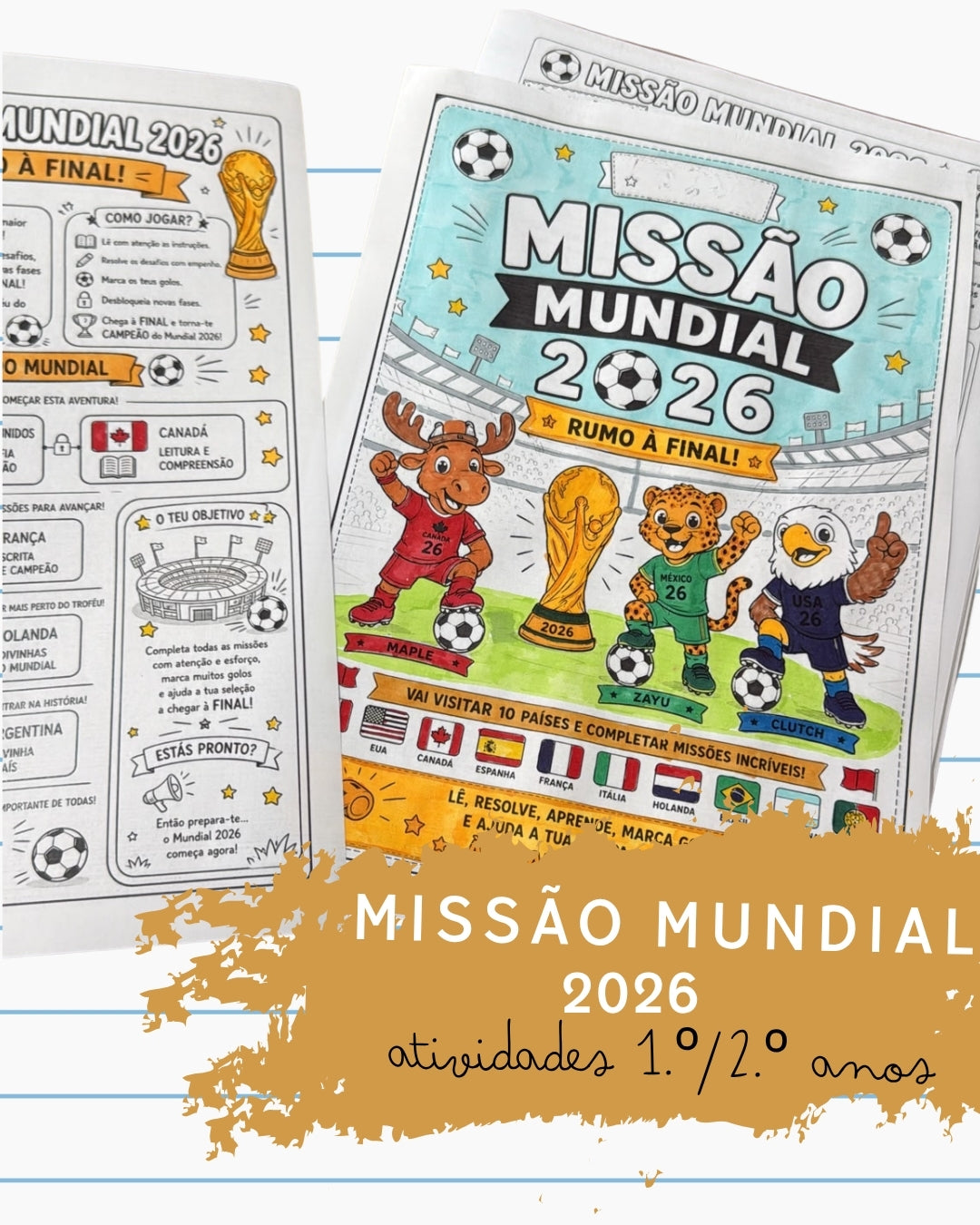 Pack Missão Mundial 2026 1.º/2.ºanos