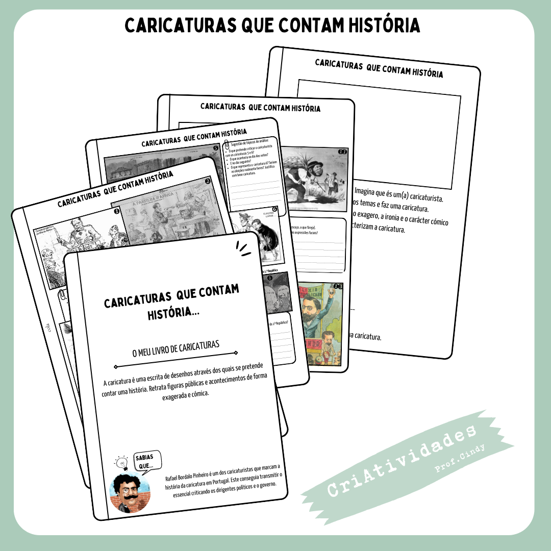 Caricaturas Que Contam História - O meu livro de caricaturas