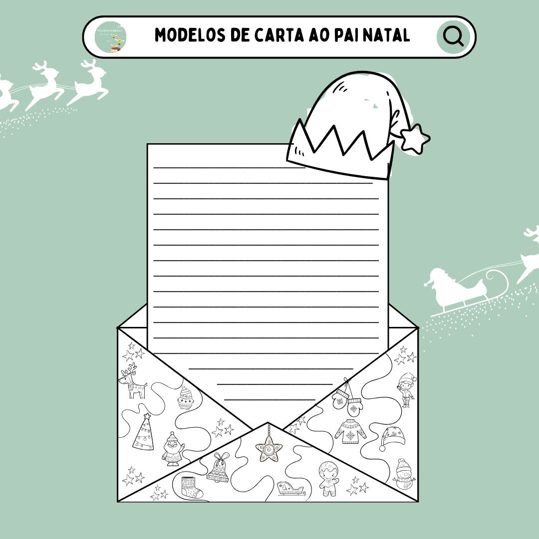 Modelo carta ao Pai Natal