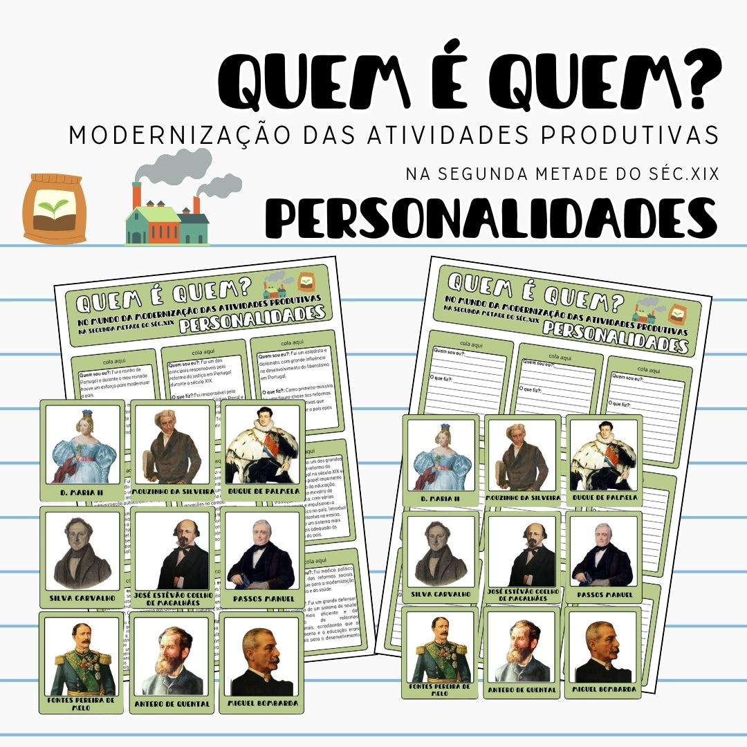 Quem é quem? Personalidades na modernização das atividades produtivas