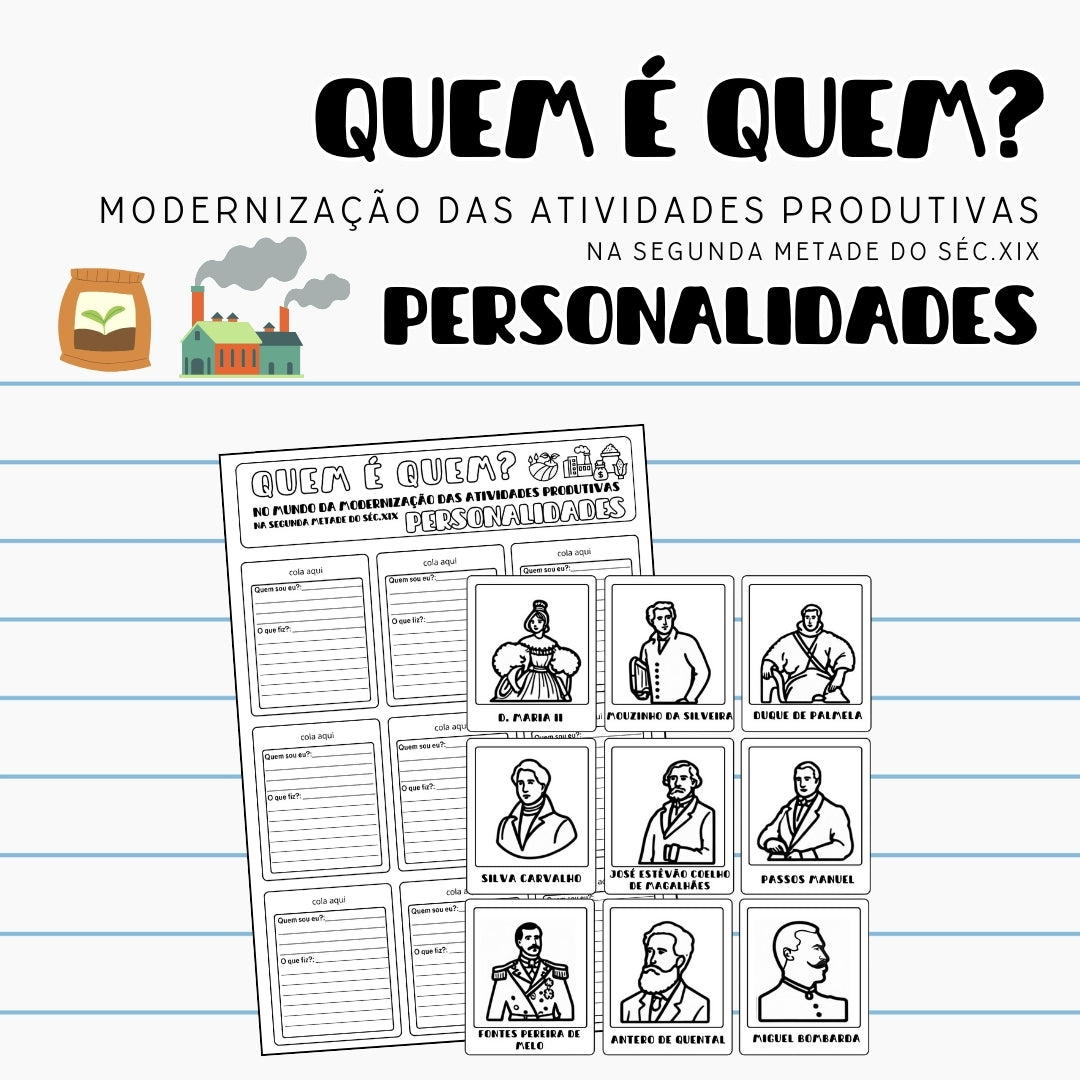 Quem é quem? Personalidades na modernização das atividades produtivas