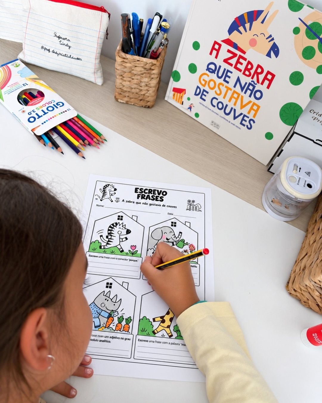 A zebra que não gostava de couves - Guião de Leitura