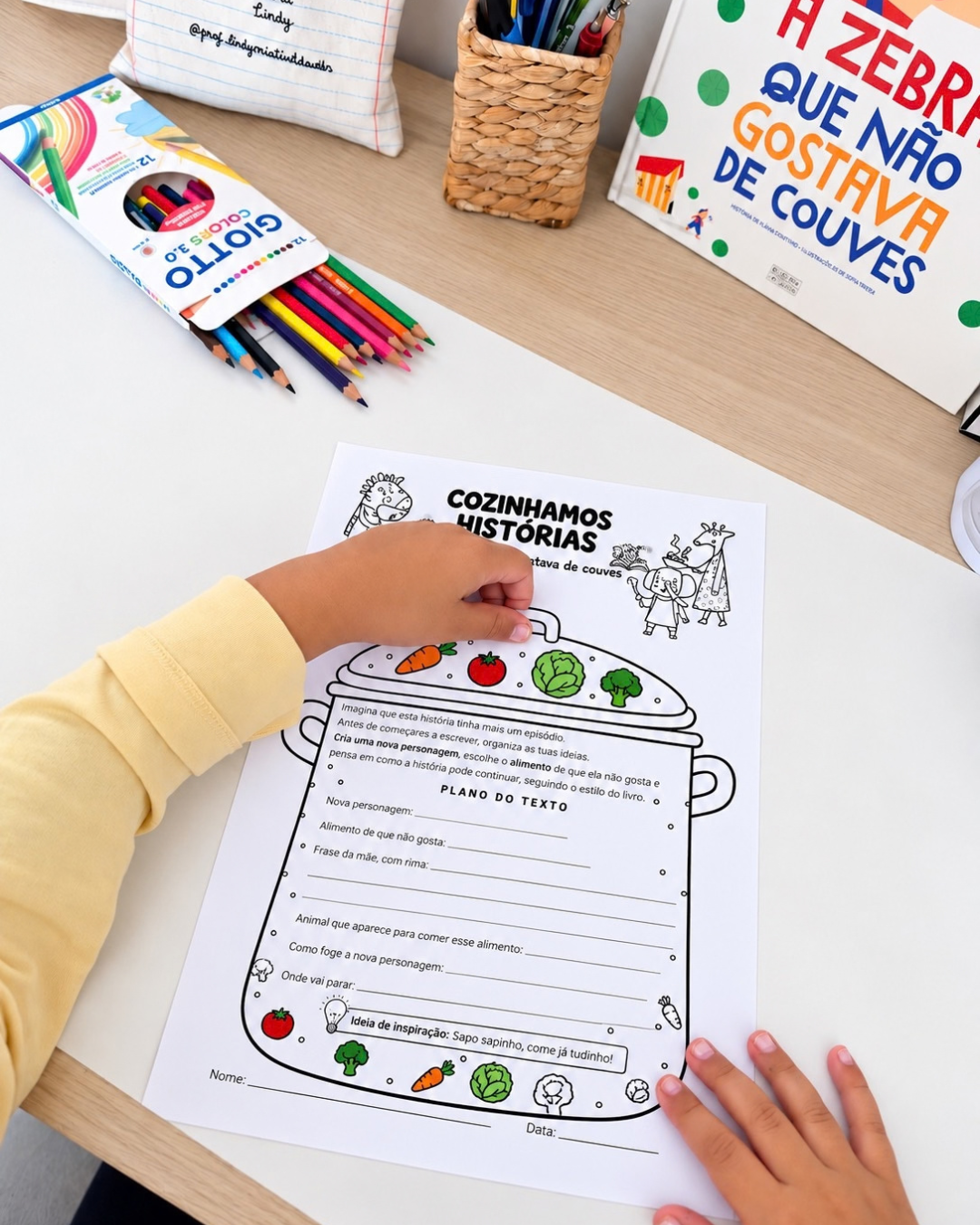 A zebra que não gostava de couves - Guião de Leitura