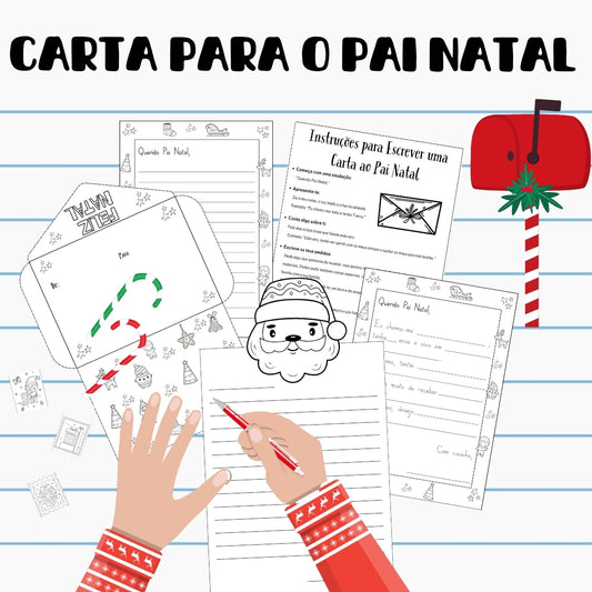 Carta para o pai Natal c/envelope