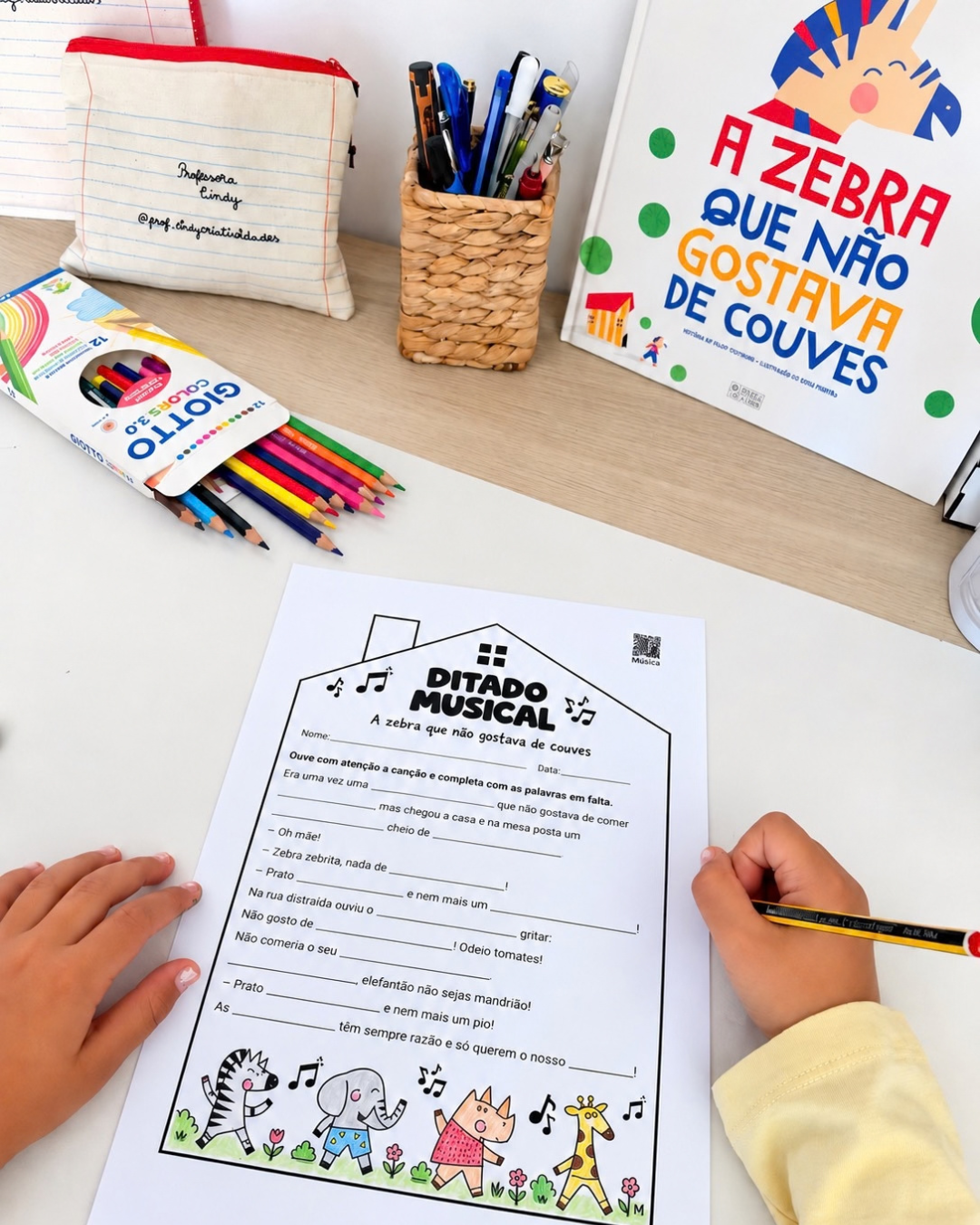 A zebra que não gostava de couves - Guião de Leitura