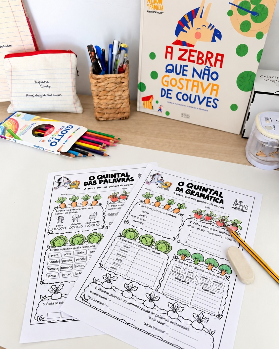 A zebra que não gostava de couves - Guião de Leitura