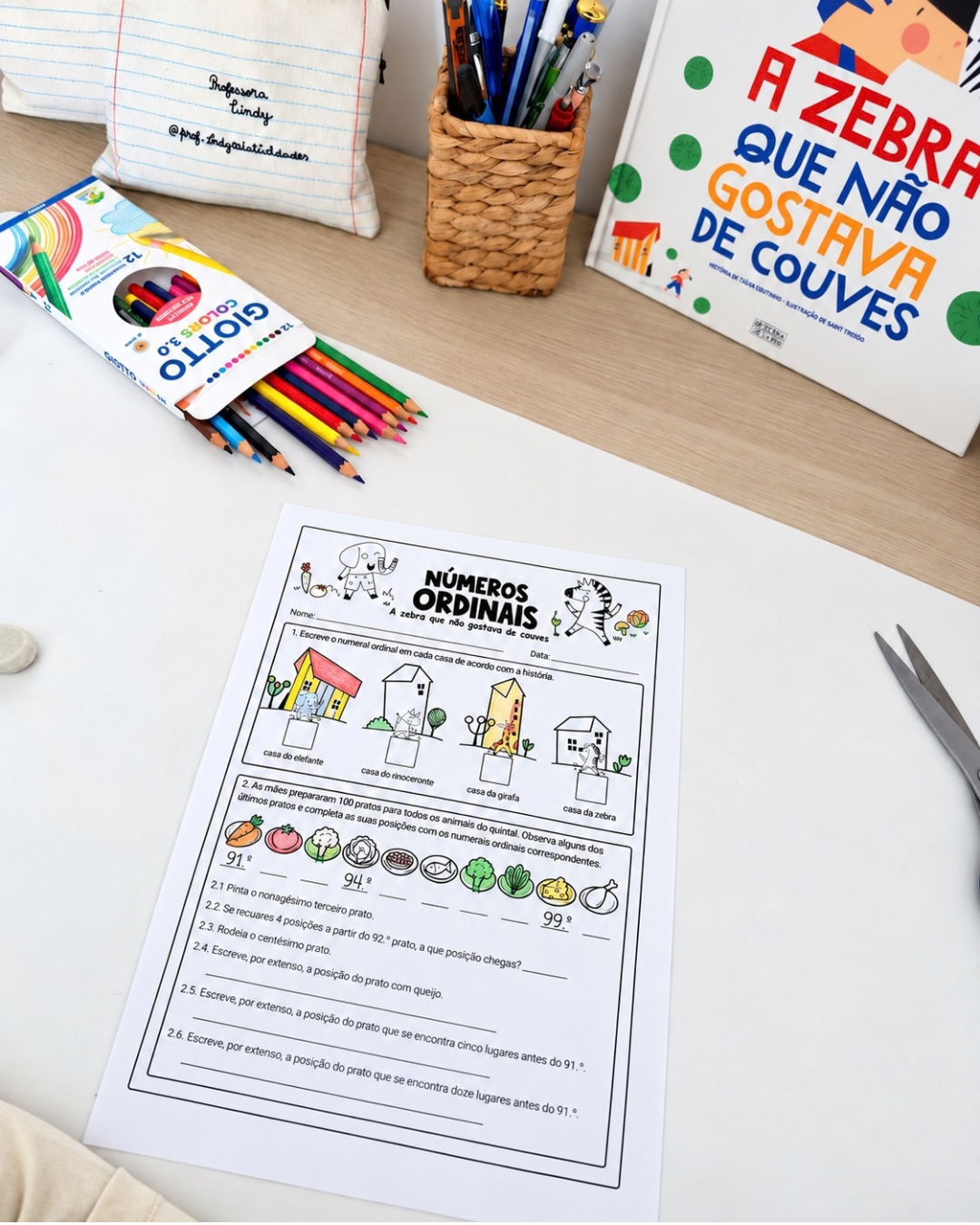 A zebra que não gostava de couves - Guião de Leitura