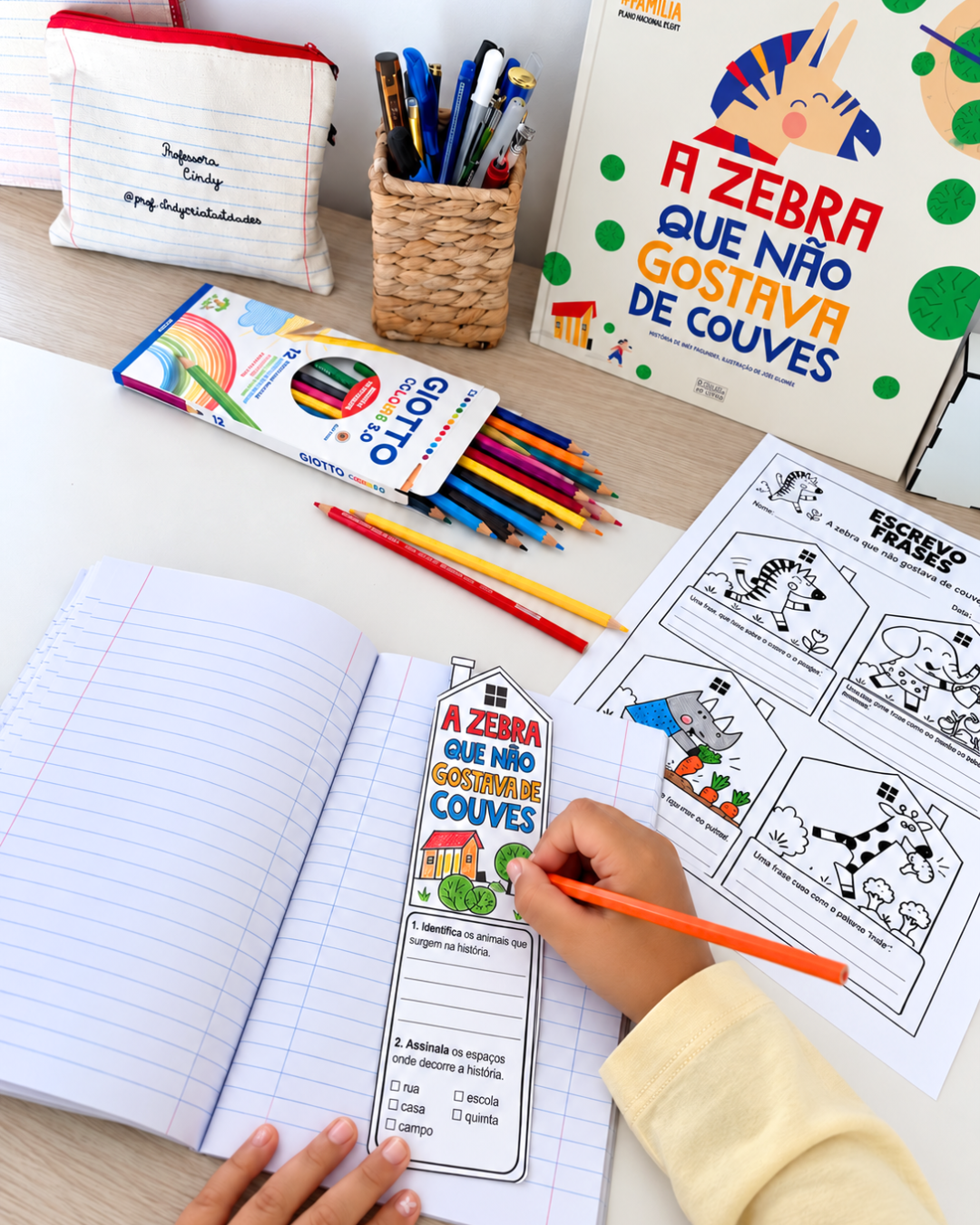 A zebra que não gostava de couves - Guião de Leitura