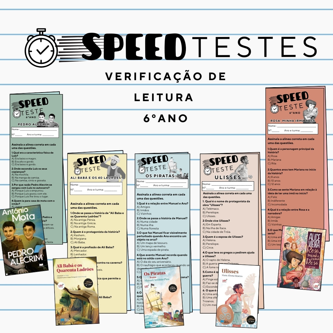 SPEED Testes Verificação de Leitura 6ºAno