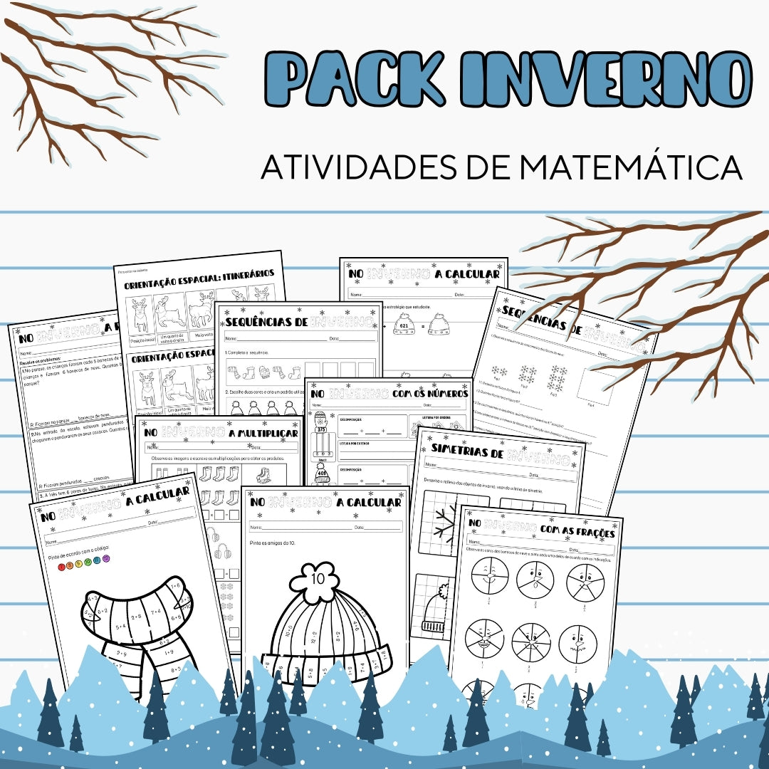 PACK INVERNO (65 atividades)