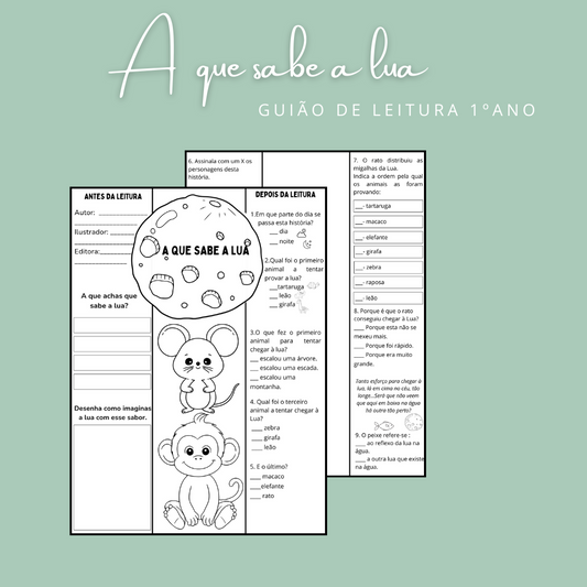 Guião de Leitura - A que sabe a lua