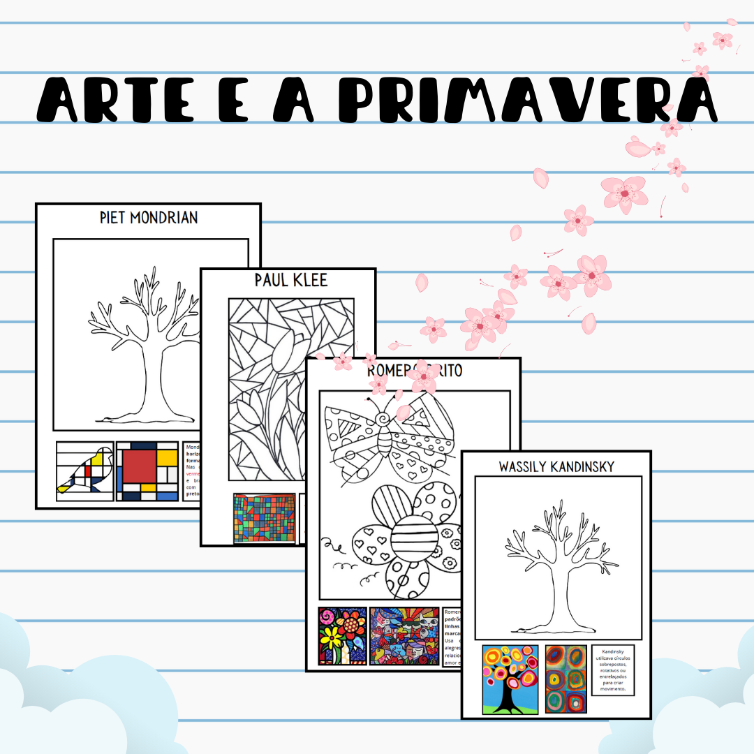 PACK ARTE (Inverno, outono, primavera, alimentação, páscoa, halloween, natal, etc. )