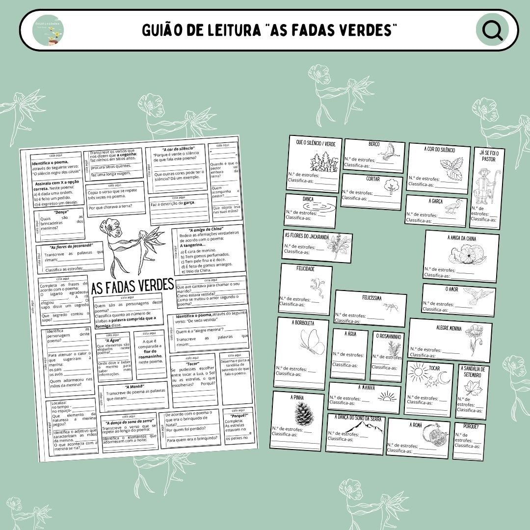 Guião de leitura "As fadas verdes"