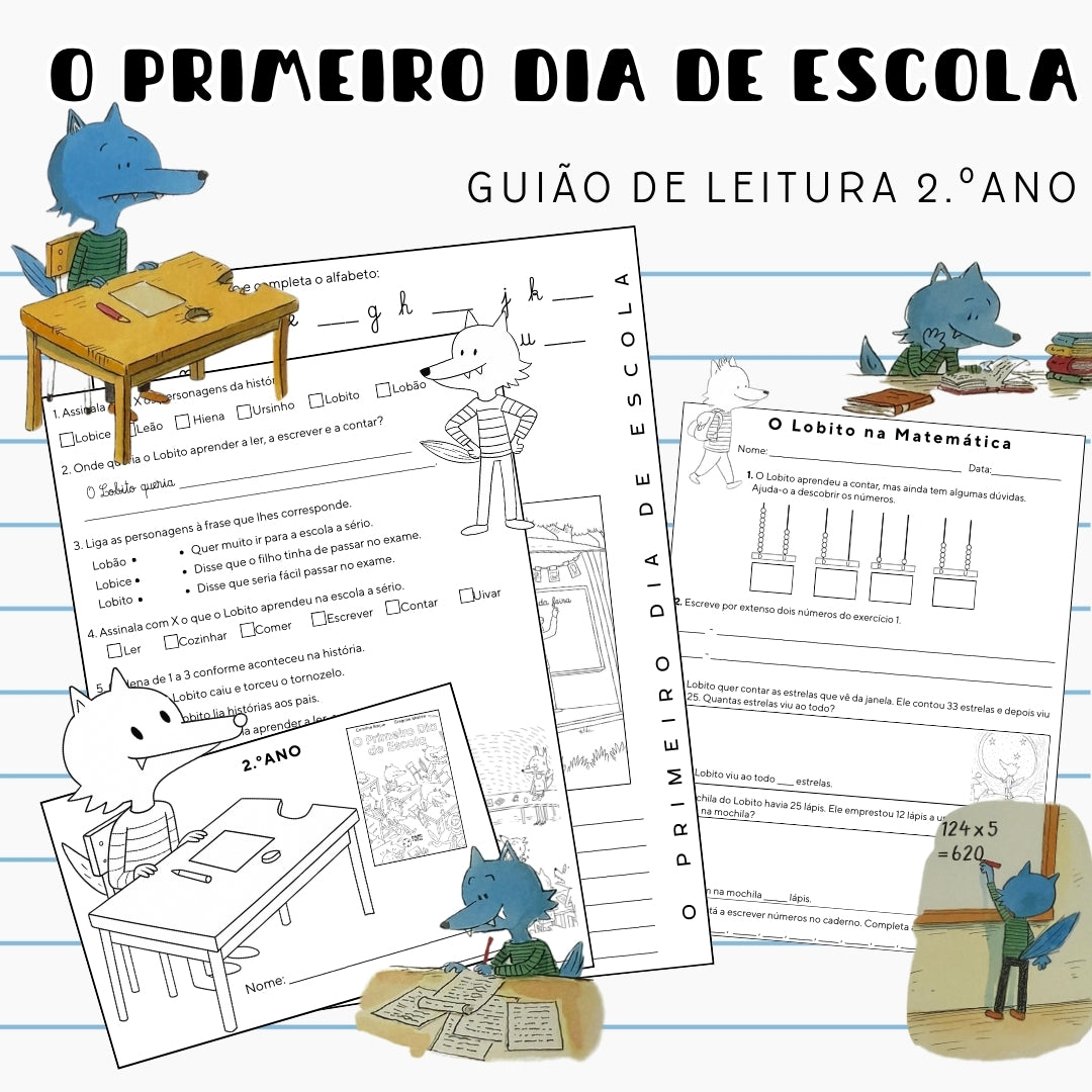 O Primeiro Dia de Escola - Guião de Leitura 1.º Ciclo (todos os anos)