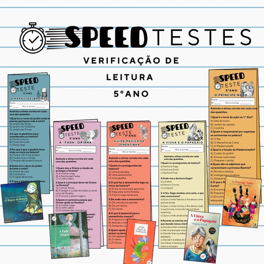 SPEED Testes Verificação de Leitura 5ºAno