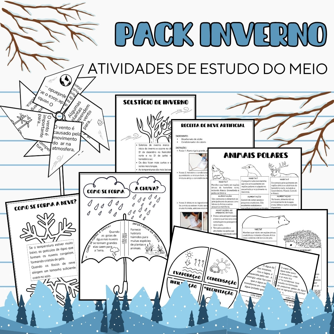 PACK INVERNO (65 atividades)