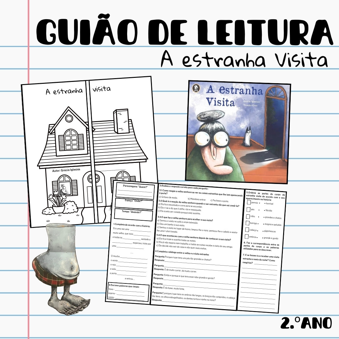 Guião de leitura "A estranha visita"