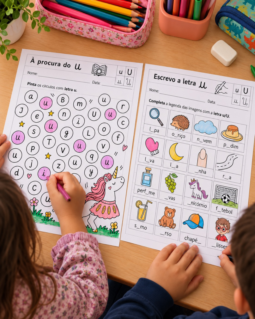 Pack de Atividades Vogais e Ditongos