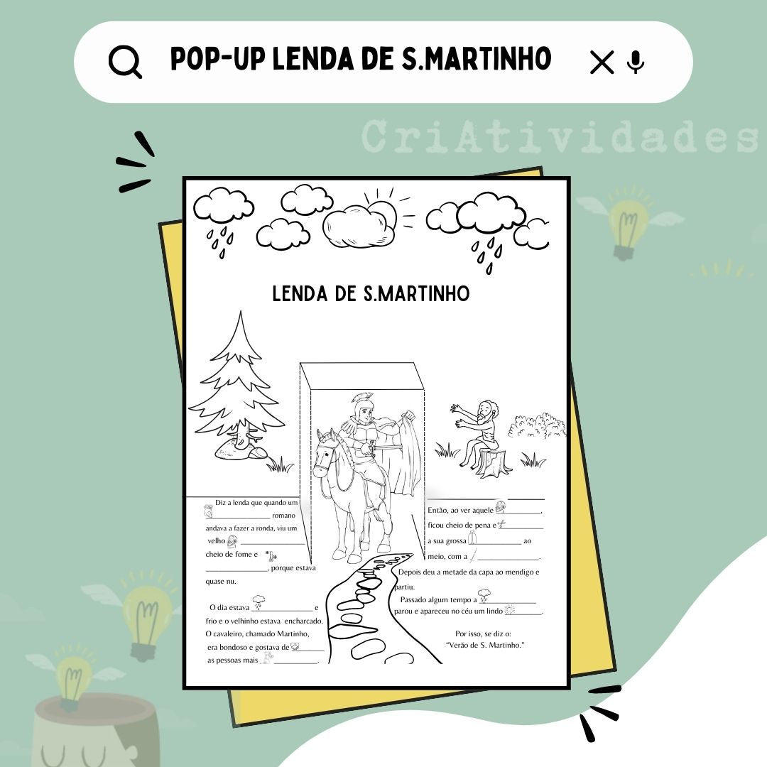 Pop-Up da lenda de S.Martinho