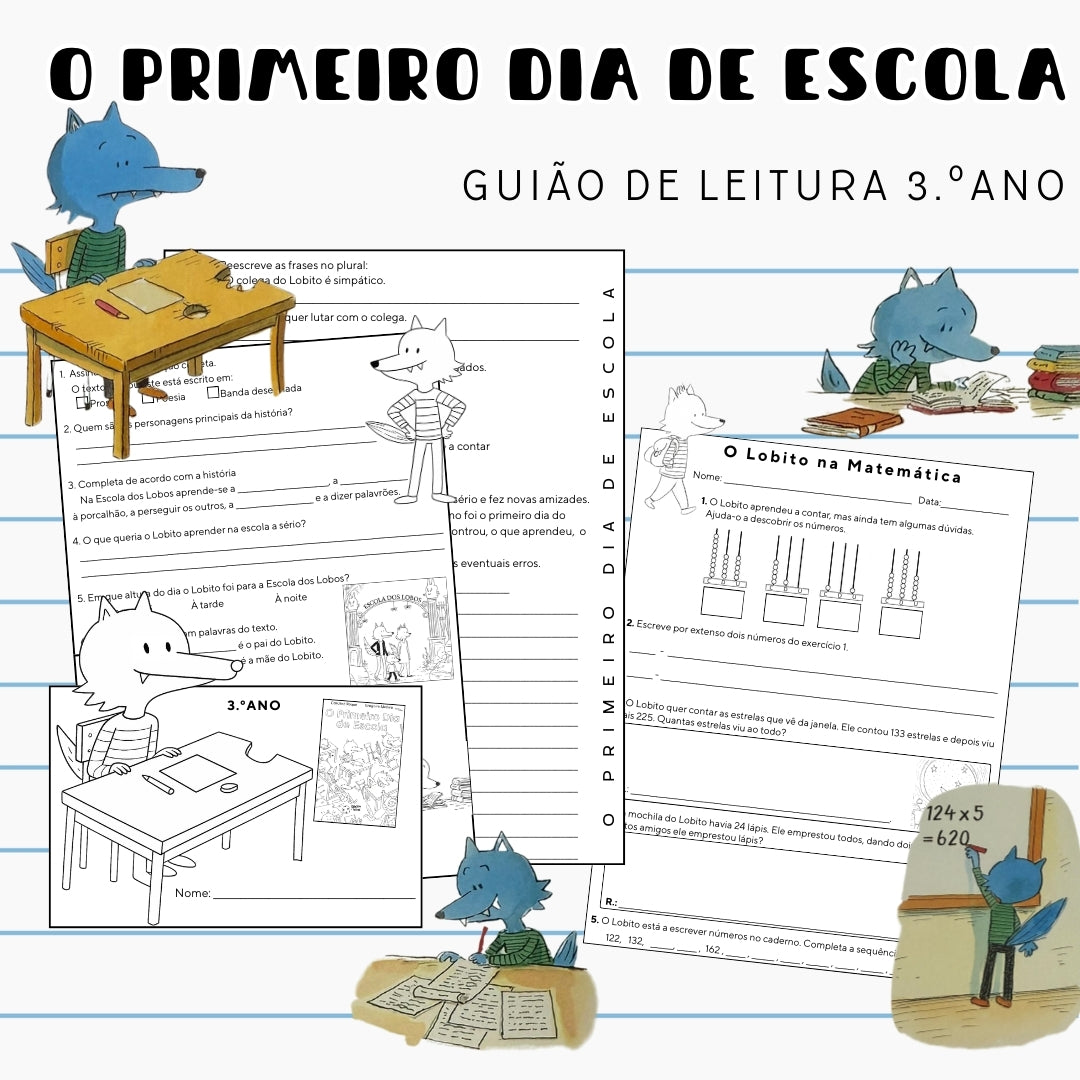 O Primeiro Dia de Escola - Guião de Leitura 1.º Ciclo (todos os anos)