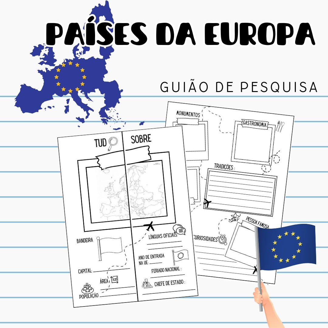 Guião de pesquisa - Países da Europa
