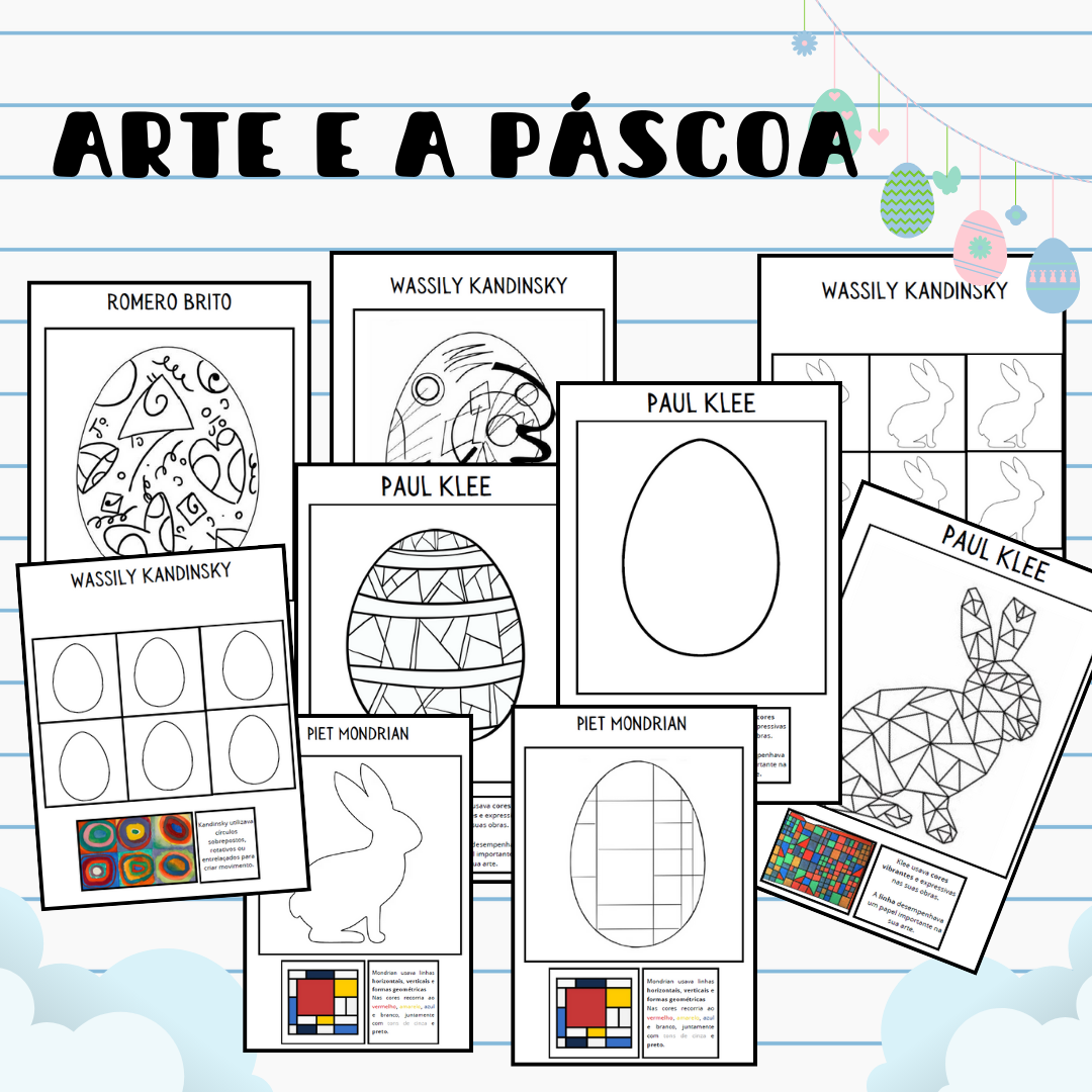 PACK ARTE (Inverno, outono, primavera, alimentação, páscoa, halloween, natal, etc. )