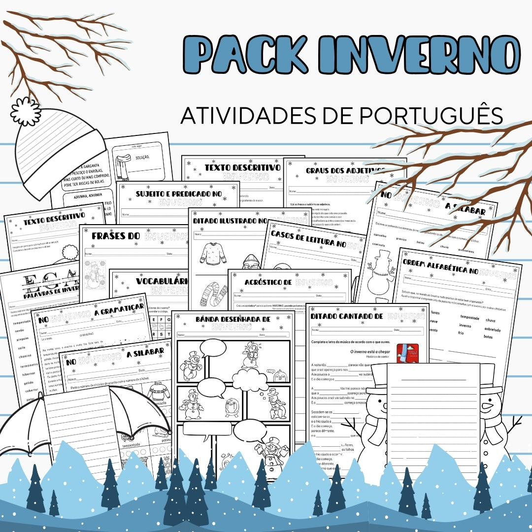 PACK INVERNO (65 atividades)