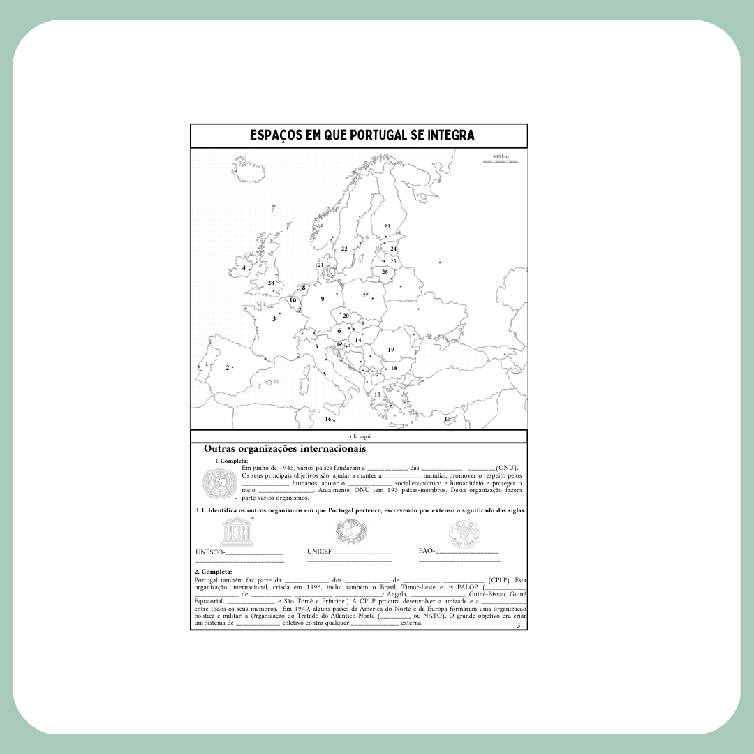 Flipbook - Espaços em que Portugal se integra