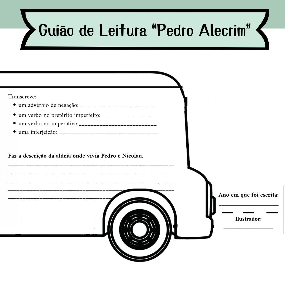 Guião de leitura "Pedro Alecrim"