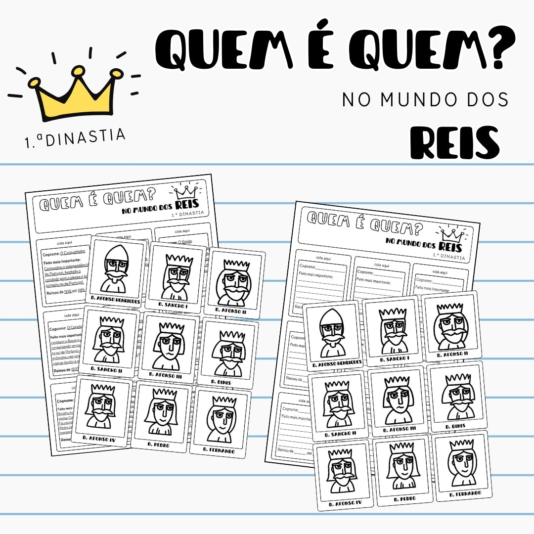 Quem é quem? dos reis - 1ª Dinastia