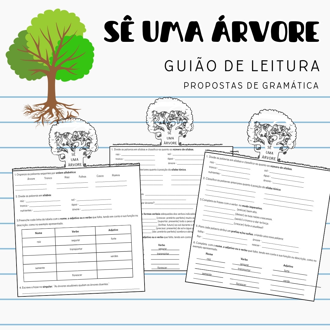 Sê uma árvore - Guião de leitura