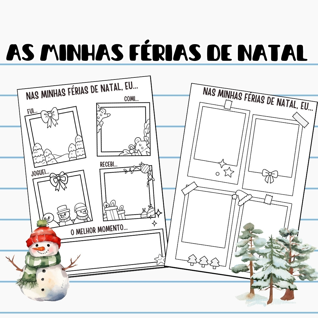 As minhas férias de Natal