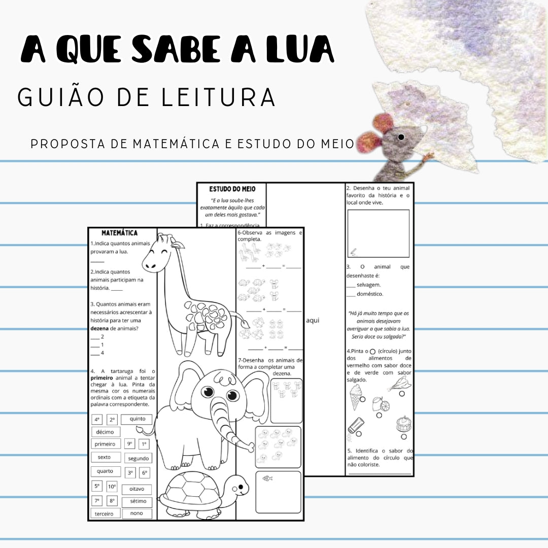 Guião de Leitura - A que sabe a lua