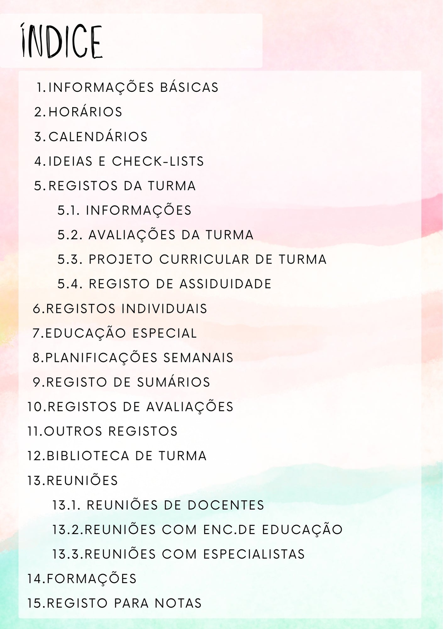 Caderno Professora - Versão p/ Tablet & Pc