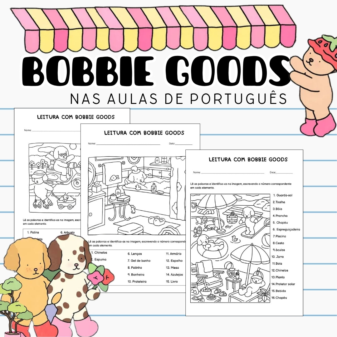 Bobbie Goods nas aulas de português