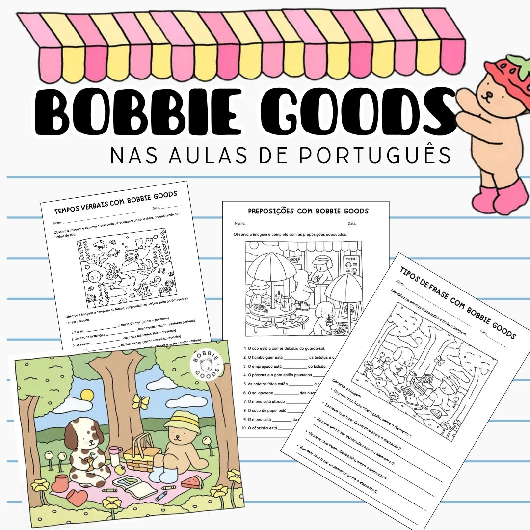Bobbie Goods nas aulas de português