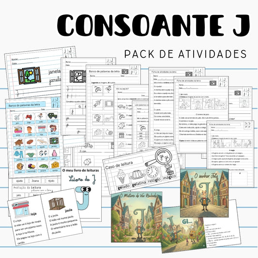 Pack Atividades Consoantes J