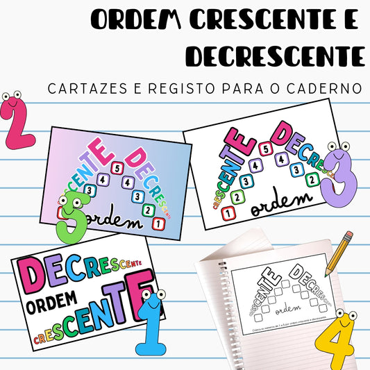 Ordem crescente e decrescente
