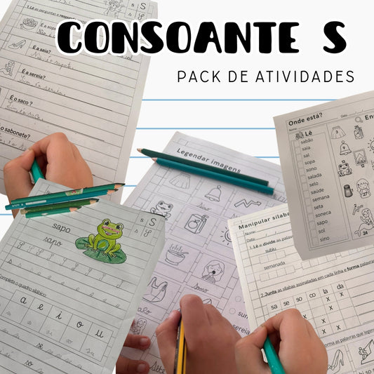 Pack Atividades Consoantes S