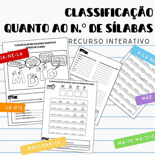 Classificação quanto ao número de sílabas