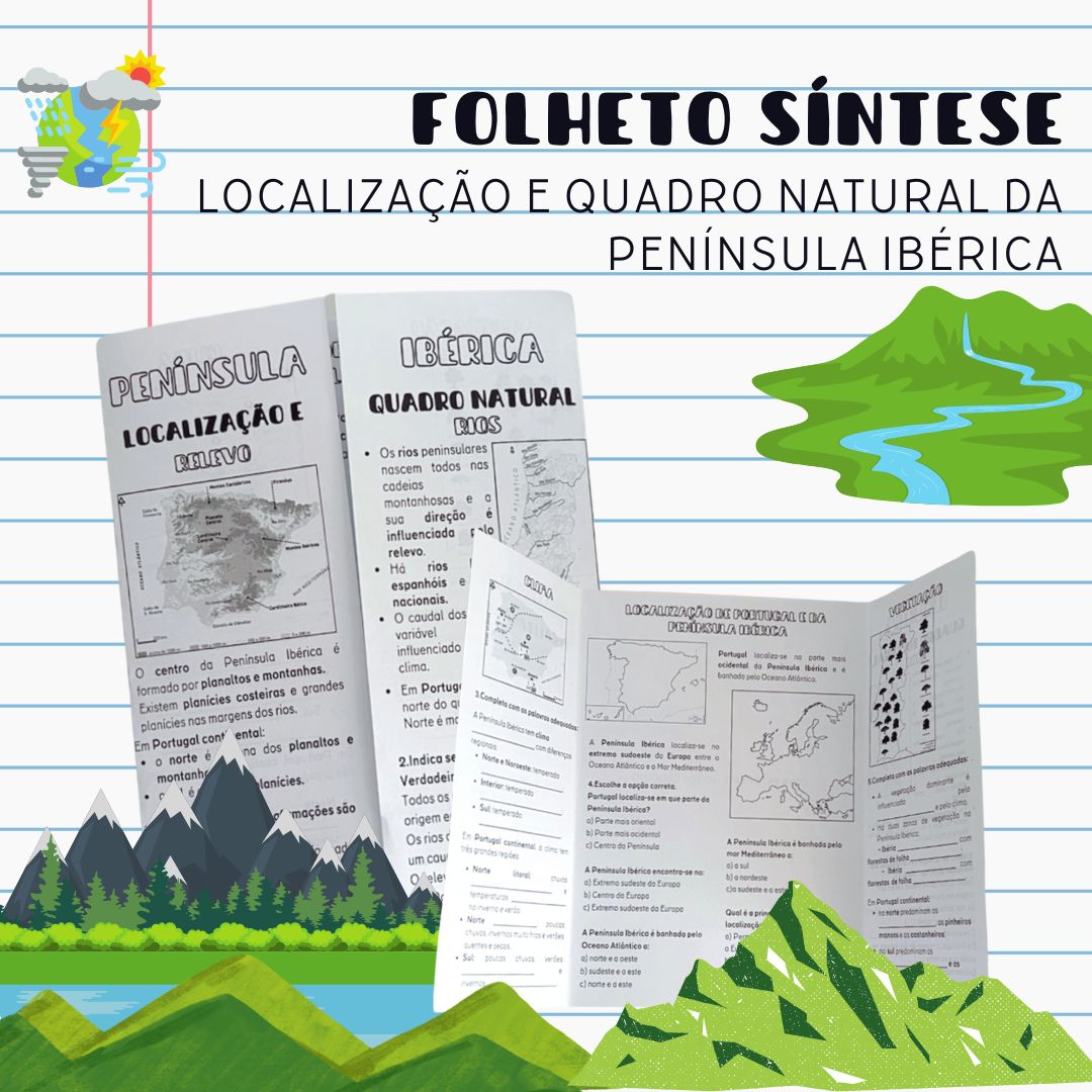 Folheto Síntese - Quadro Natural da Península Ibérica