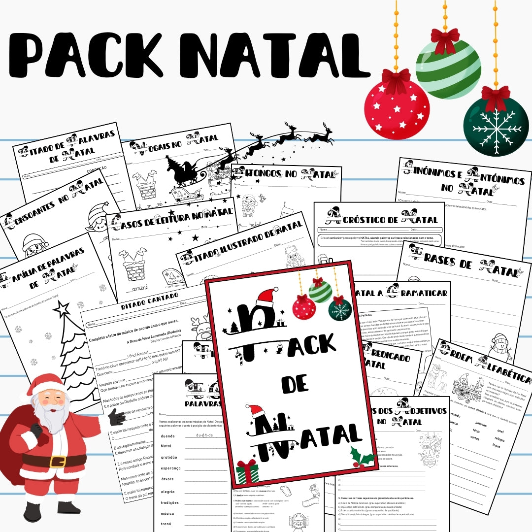 PACK NATAL (46 atividades)