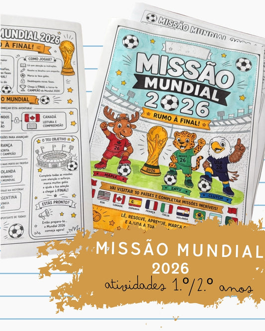 Pack Missão Mundial 2026 1.º/2.ºanos
