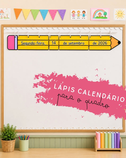 Lápis Calendário para o quadro